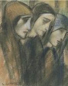 Tre Donne by Giovanni Costetti