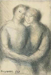 Due Donne, 192 [5] by Giovanni Costetti