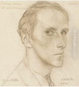 Autoritratto by Giovanni Costetti