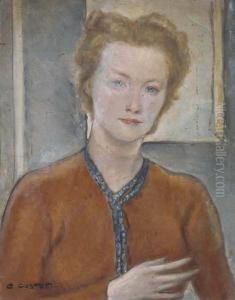 Ritratto Della Moglie Mai by Giovanni Costetti
