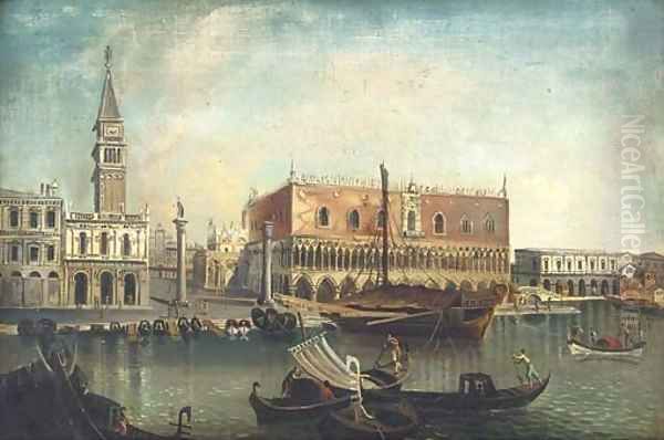The Molo and the Piazzetta, Venice, from the Bacino - view 1