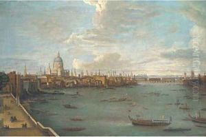 Vessels on the Thames
