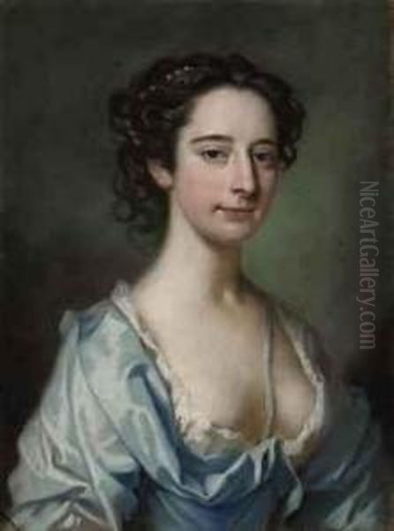 Portrait Of A Lady, Bust-length, In Three-quarter View, Facingright - view 1