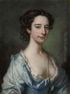 Portrait Of A Lady, Bust-length, In Three-quarter View, Facingright