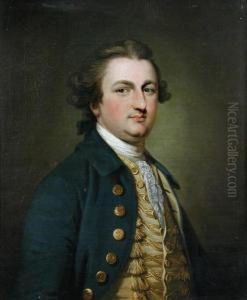 Portrait Of Henry Somerset by Francis Coates Jones