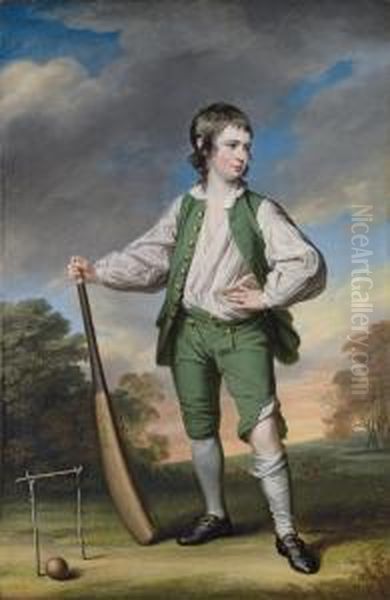 The Young Cricketer - view 1