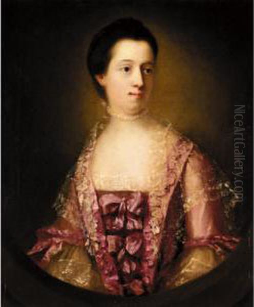 Portrait Of Mrs Mangin - view 1