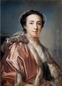 Portrait Of Mericas Da Silver, Mrs Joseph Gulston by Francis Coates Jones