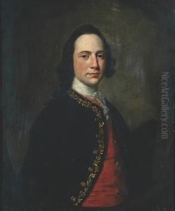 Portrait Of William Mason, C.1765 by Francis Coates Jones