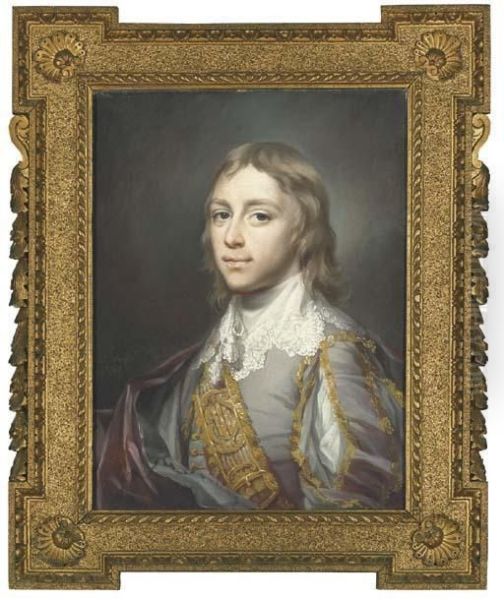 Portrait Of Captain Nugent, Half-length, Wearing Van Dykecostume - view 1