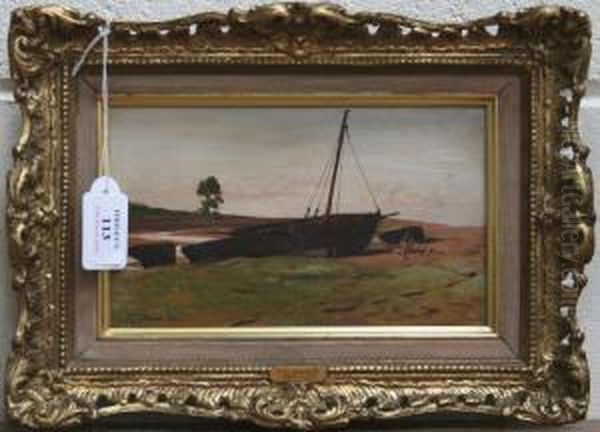 Beached Boats, Porlock Weir - view 1