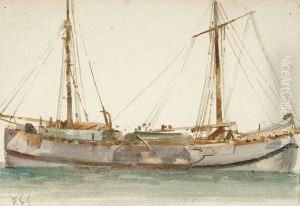Study Of A Dutch Schooner Study Of A Dutch Schooner