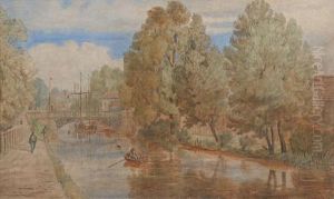 Towards Foundry Bridge, Norwich by John Joseph Cotman