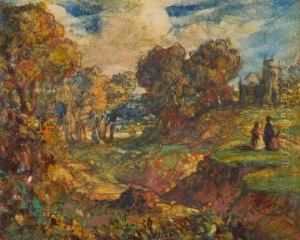 Whitlingham Church by John Joseph Cotman