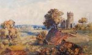 Whitlingham Church, With A View Of The Yare Valley Beyond