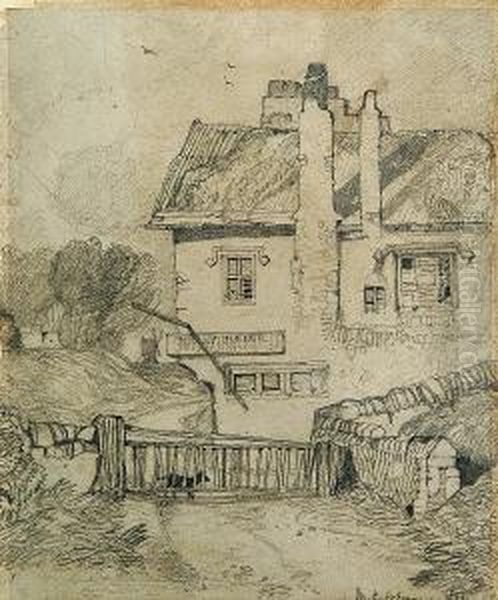 Country Cottage With Windmill Beyond - view 1