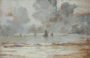 Marine Aux Voiliers, Temps Calme by Charles Cottet