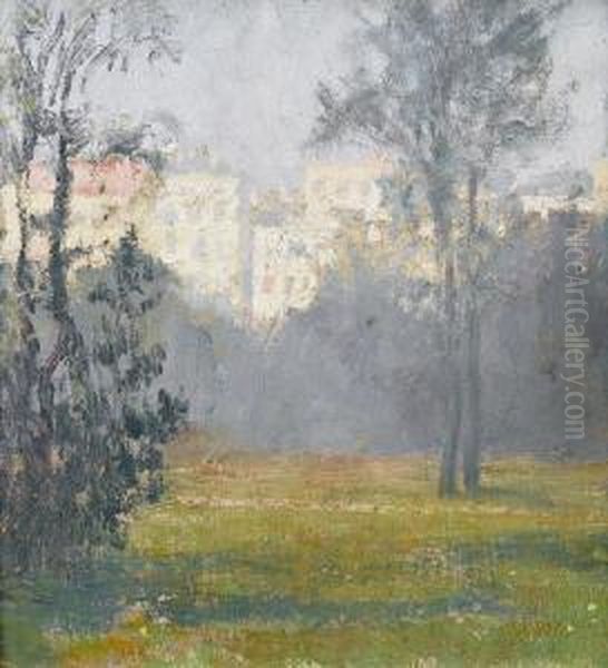 Stadtpark Mit Hauserzeile - view 1