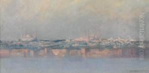 Veduta Di Costantinopoli Presa Dal Bosforo by Charles Cottet