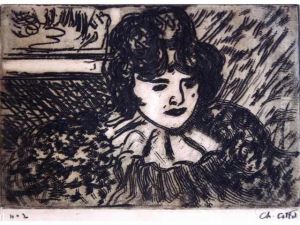 Femme A La Collerette