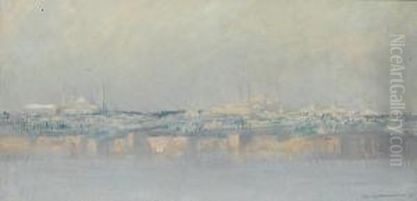 Panoramic View Of Constantinople From Thebosphorus - view 1