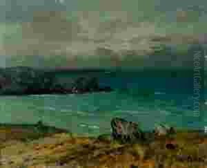 Bord De Mer Aux Rochers by Charles Cottet