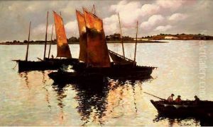 Vue De Camaret by Charles Cottet