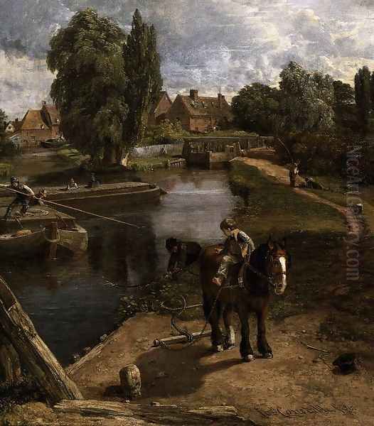 Flatford Mill (detail) 1817 - view 1