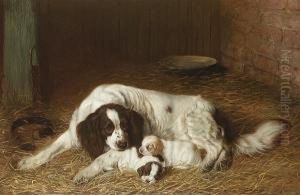 Maternal Affection by Horatio Henry Couldery
