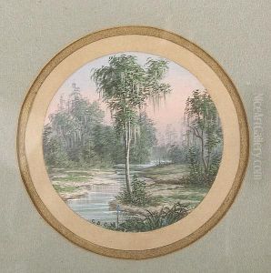 Louisiana Bayou Landscape by George David Coulon