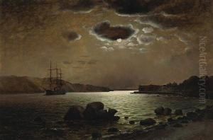 A View From Baker Beach Looking Towards Fort Point by William Coulter