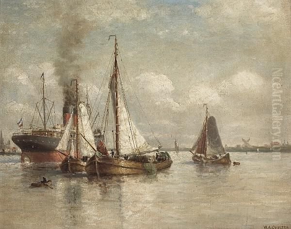 Shipping In A Harbor - view 1