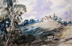 A Cottage on a High Bank