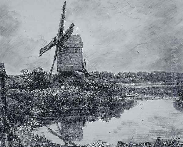 A mill on the banks of the River Stour - view 1