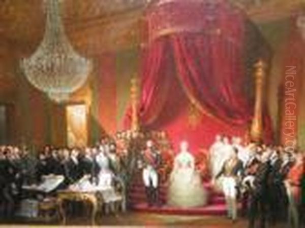 La Commission Du Musee
Napoleonpresente A Leurs Majestes Imperiales, Au Palais De Saint-cloud,
Lesplans Du Musee Fonde A Amiens Par Lempereur. - view 1
