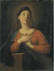 La Madonna Annunciata by Jacques-Francois Courtin