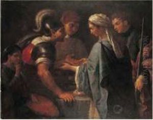 La Diseuse De Bonne Aventure by Jacques-Francois Courtin
