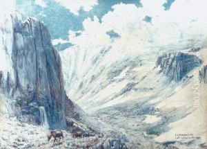 "vues De La Cordillere Des Andes". by Ernest Courtois De Bonnencontre