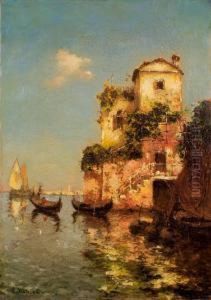 Canal A Venise by Charles Cousin