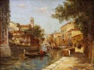 Canal A Venise by Charles Cousin