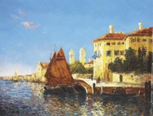 Vue De Venise by Charles Cousin