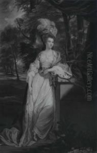 The Duchess Of Rutlandmezzotint The Duchess Of Rutlandmezzotint