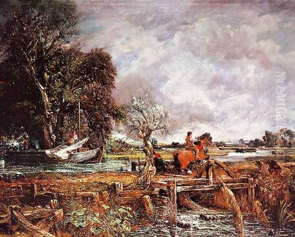 The Leaping Horse by John Constable