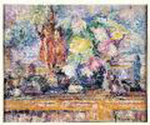 Fleurs Et Statuettes - view 1
