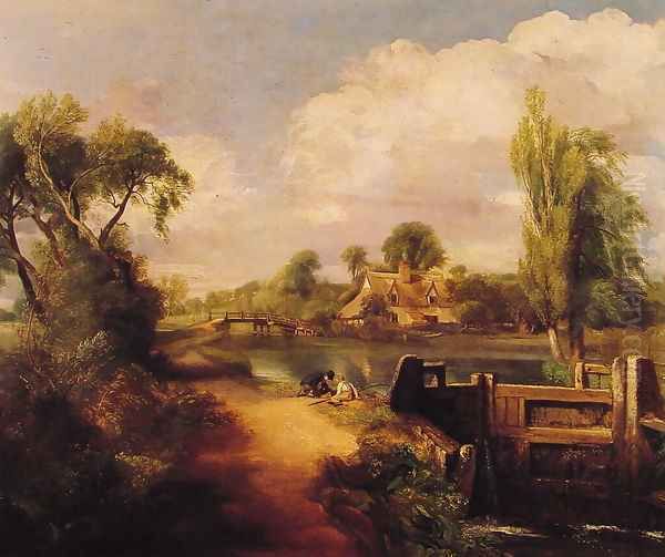 Landscape With Boys Fishing - view 1