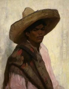 Peon, Young Boy In A Sombrero by Gordon Coutts