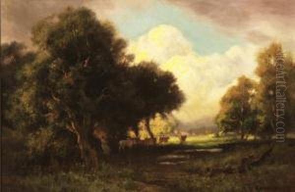 Cattle Drover In A Woodland Clearing - view 1
