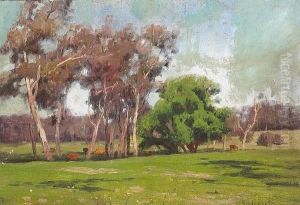 California Landscape; Adobe House; Southwestern Farm (a Group Of Three) by Gordon Coutts