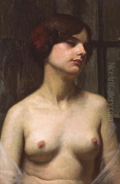 Pensive Female Nude - view 1