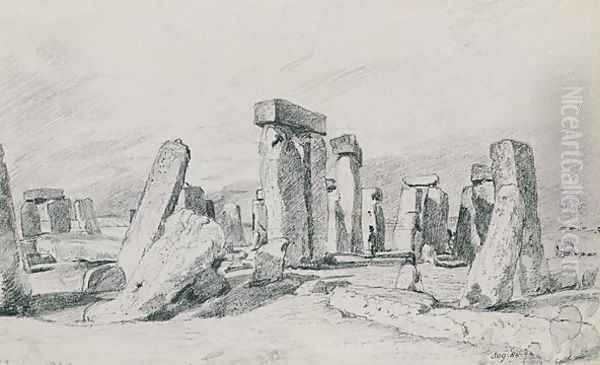 Stonehenge, Wiltshire, 1820 - view 1